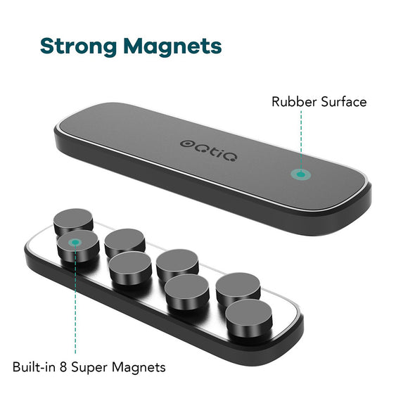 2-Pack Rectangle Flat Magnetic Phone Mount