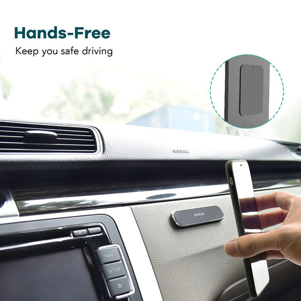 2-Pack Rectangle Flat Magnetic Phone Mount