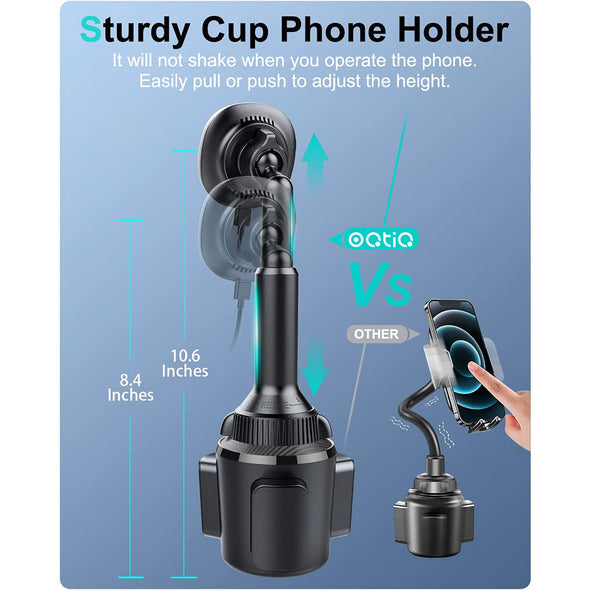 Magnetic Wireless Cup Holder Charger Mount