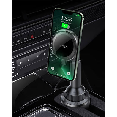 Magnetic Wireless Cup Holder Charger Mount