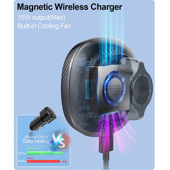 Magnetic Wireless Car Charger for Tesla