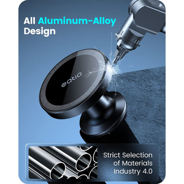 Aluminum Alloy Magnetic Car Mount 2-in-1 Base